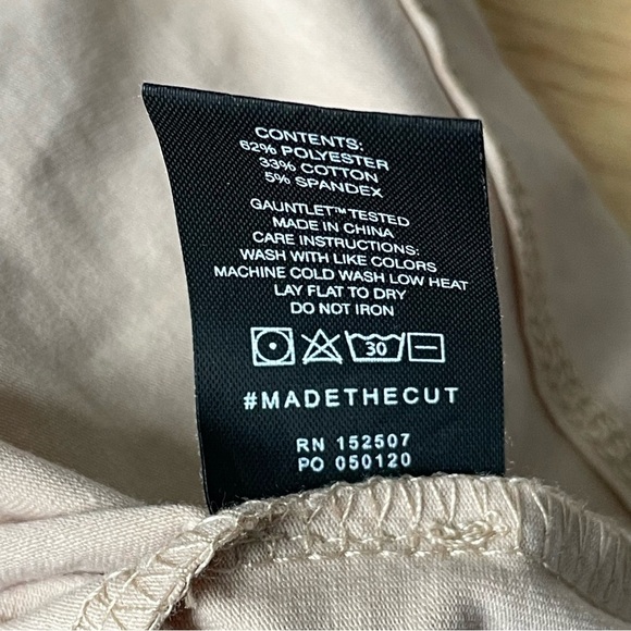 CUTS Tan Cotton Blend Stretch AO Long Sleeve Curve-Hem Tee - 35569 - Picture 14 of 14